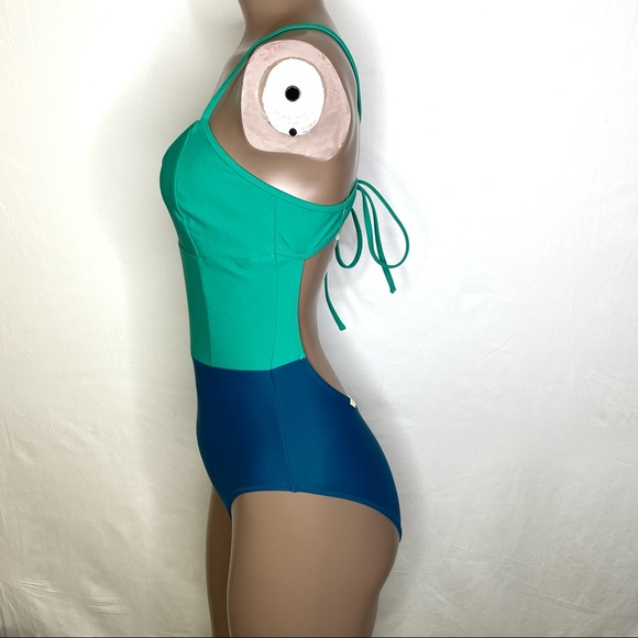 Summersalt Swan Dive Keyhole Colorblock Swimsuit - Picture 2 of 3